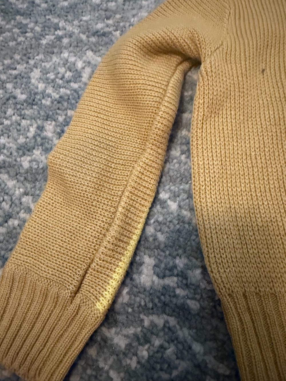 Lacoste Kid’s Mustard Stripe Crewneck Sweater - Picture 8 of 8